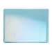 Light Turquoise Blue Transparent, Thin-rolled, Iridescent, rainbow, 2 mm, Fusible, 17 x 20 in., Half Sheet - 001416-0051-F-HALF
