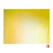 Marigold Yellow Transparent, Thin-rolled, Iridescent, rainbow, 2 mm, Fusible, 17 x 20 in., Half Sheet - 001320-0051-F-HALF