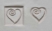 Medium Square #142. Heart with curl - MKM-Ssm-142