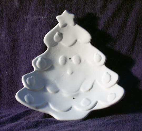 Merry Christmas Tree Dish 