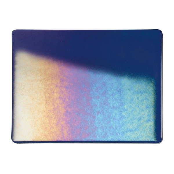 Midnight Blue, Dbl-rolled, Irid, rainb. 