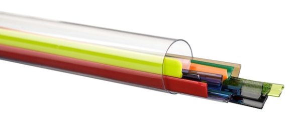 Mixed Colors, Ribbon, 1 mm, Fusible, by the Tube 