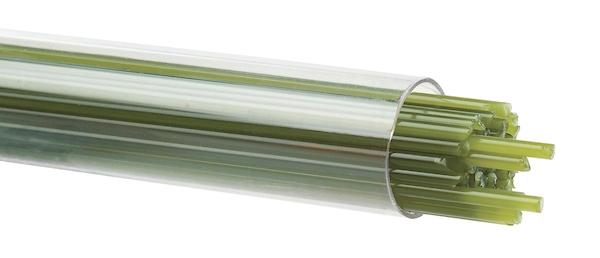 Olive Green Opalescent, Stringer, Fusible, by the Tube 