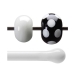 Opaque White Opalescent, Rod, 5 mm, Torch Compatible - 000013-0576-T-P001