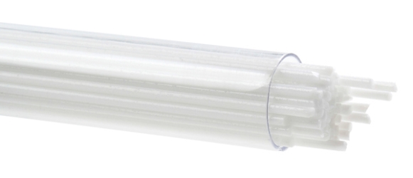 Opaque White Opalescent, Stringer, Fusible, by the Tube 