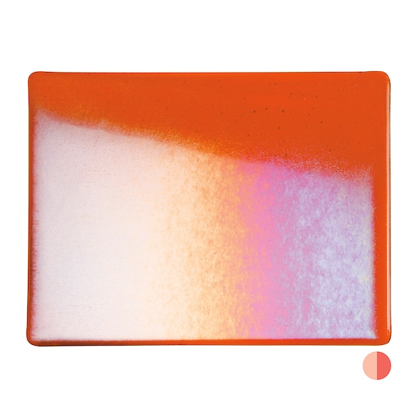 Orange, Dbl-rolled, Irid, rainb. 