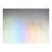 Pewter Transparent, Thin-rolled, Iridescent, rainbow, 2 mm, Fusible, 17 x 20 in., Half Sheet - 001229-0051-F-HALF