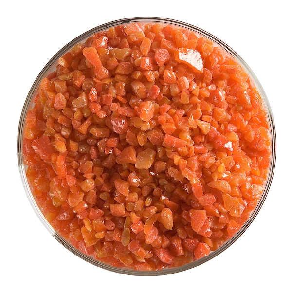 Pimento Red Opalescent, Frit, Fusible 
