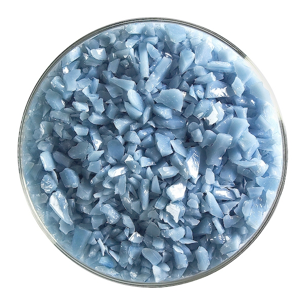 Powder Blue Opalescent, Frit, Fusible 