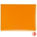 Pumpkin Orange Opalescent, Thin-rolled, 2 mm, Fusible, 17 x 20 in., Half Sheet - 000321-0050-F-HALF
