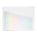 Reactive Ice Transparent, Thin-rolled, Iridescent, rainbow, 2 mm, Fusible, 17 x 20 in., Half Sheet - 001009-0051-F-HALF