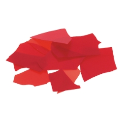 Red Opalescent, Confetti, Fusible 