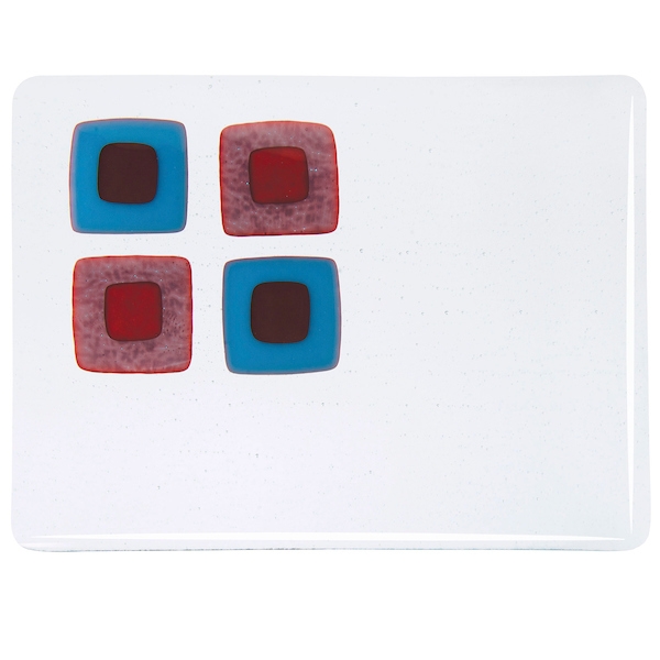 Red Reactive Clear, Dbl-rolled 
