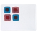 Red Reactive Clear Transparent, Thin-rolled, 2 mm, Fusible, 17 x 20 in., Half Sheet - 001019-0050-F-HALF