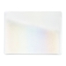 Red Reactive Clear Transparent, Thin-rolled, Iridescent, rainbow, 2 mm, Fusible, 17 x 20 in., Half Sheet - 001019-0051-F-HALF