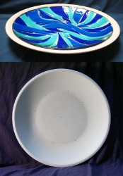 Round Platter With Foot 