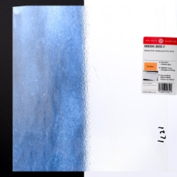 Salmon Pink Opalescent, Thin-rolled, 2 mm, Fusible, 17 x 20 in., Half Sheet 
