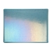 Sea Blue Transparent, Thin-rolled, Iridescent, rainbow, 2 mm, Fusible, 17 x 20 in., Half Sheet - 001444-0051-F-HALF