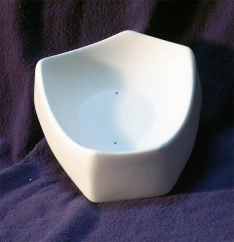 Snack Dish Flat Bottom 
