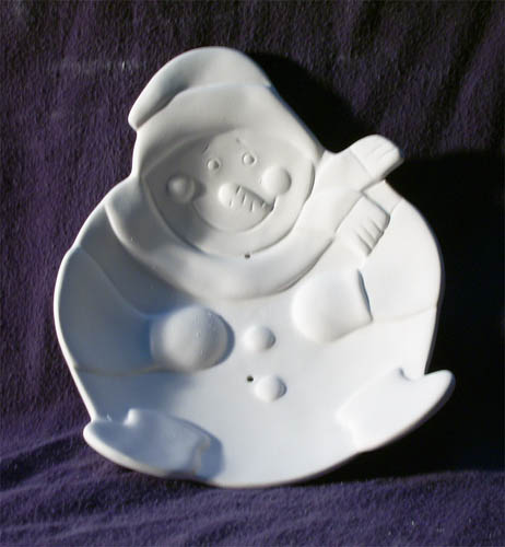 Snowman Dish 