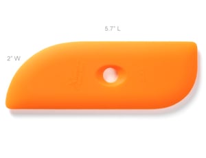 Soft Silicone Rib 8 - Orange 