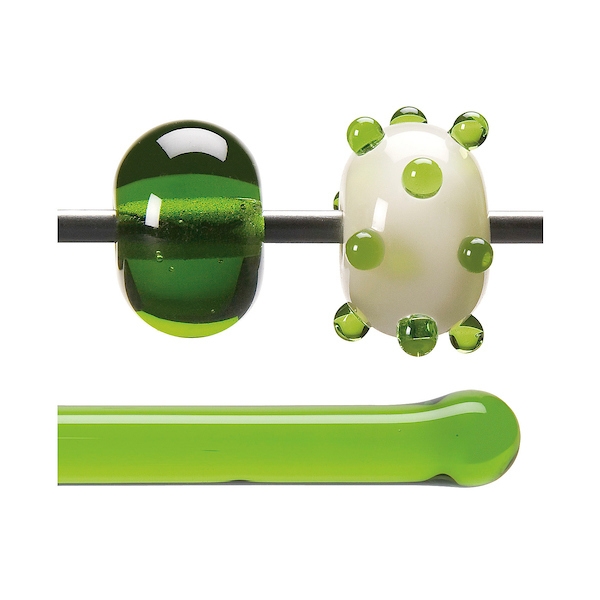 Spring Green Transparent, Rod, 5 mm, Fusible 