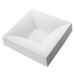 Square Bowl, Simple Curve - 008647-MOLD-M-EACH