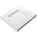 Square Platter, 9.875 in. (251 mm) - 008638-MOLD-M-EACH