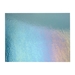 Steel Blue Transparent, Thin-rolled, Iridescent, rainbow, 2 mm, Fusible, 17 x 20 in., Half Sheet - 001406-0051-F-HALF