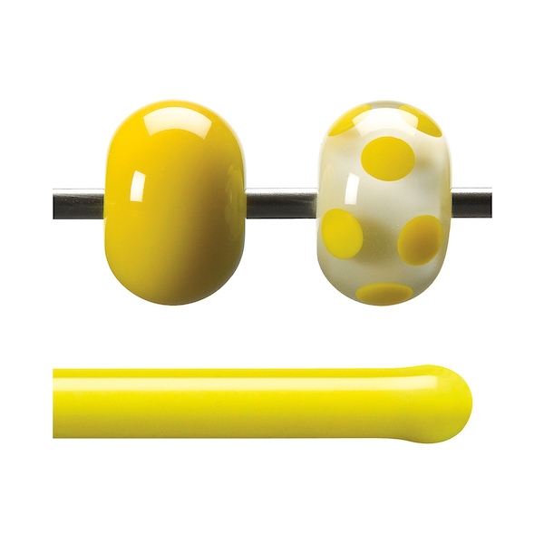 Sunflower Yellow Opalescent, Rod, 5 mm, Fusible 