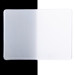Translucent White Translucent, Thin-rolled, 2 mm, Fusible, 17 x 20 in., Half Sheet - 000243-0050-F-HALF