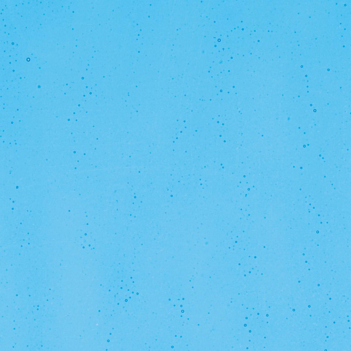 Turquoise Blue Transparent, Thin-rolled, 2 mm, Fusible, 17 x 20 in., Half Sheet 