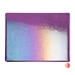 Violet Striker Transparent, Thin-rolled, Iridescent, rainbow, 2 mm, Fusible, 17 x 20 in., Half Sheet - 001234-0051-F-HALF