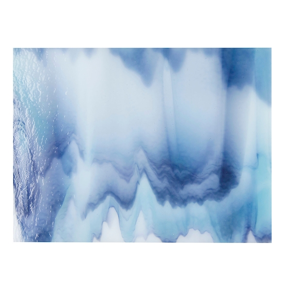 White, Turquoise Blue, Midnight Blue, Dbl-rolled 