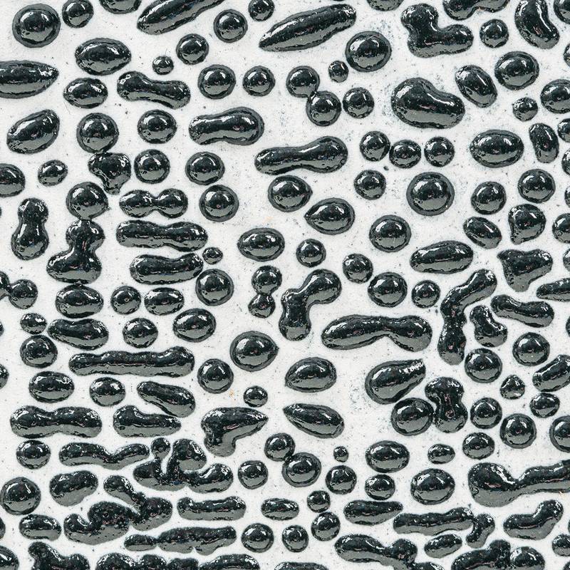AMACO Black Crawl ceramic glaze