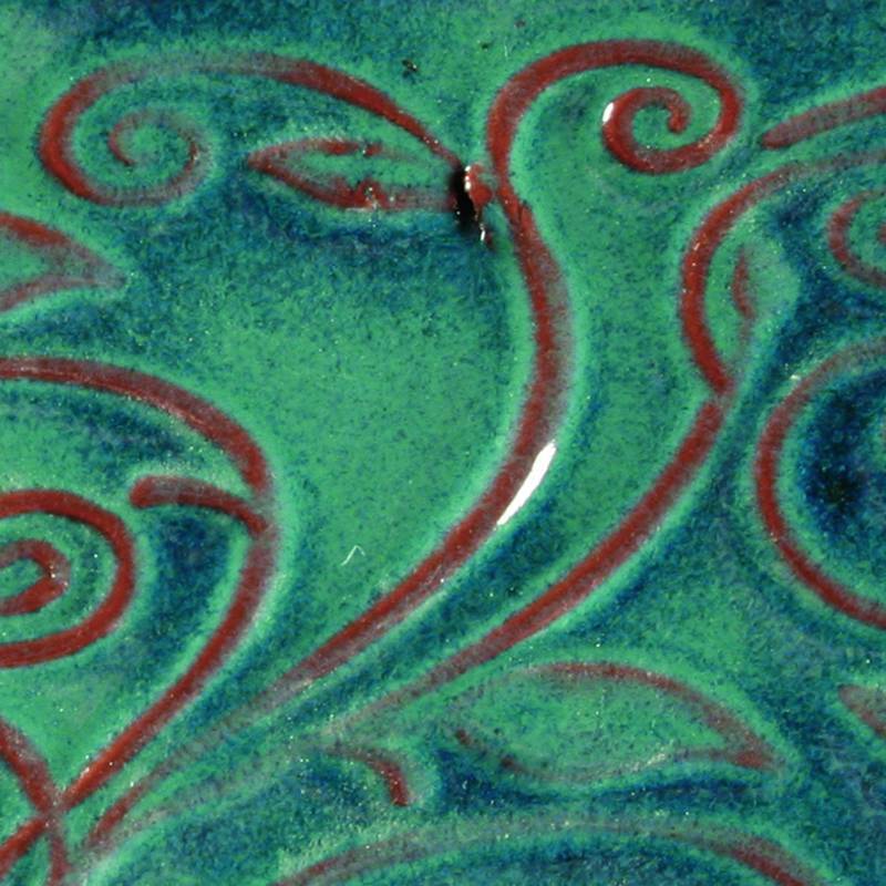 AMACO Turquoise-CL Label-must be 13 to use ceramic glaze