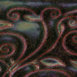 AMACO Mottled Burgundy ceramic glaze