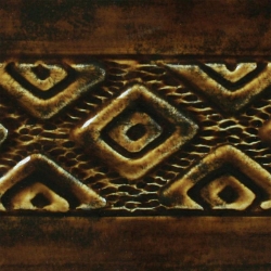 AMACO Potters Choice: Textured Amber Brown ceramic glaze