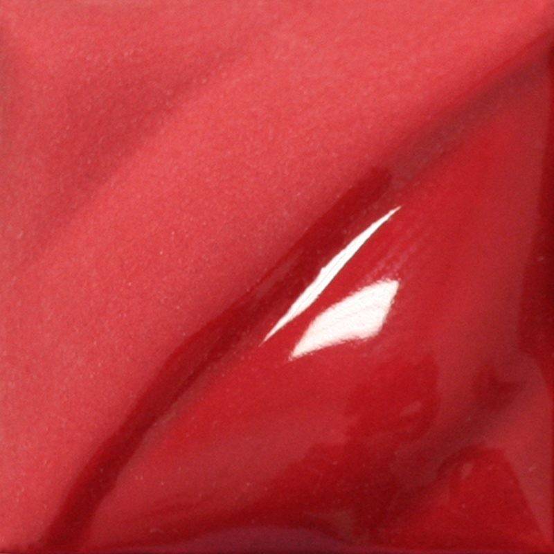 AMACO Bright Red ceramic glaze