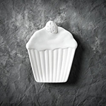 Low Fire - Strawberry Cupcake Plate 
