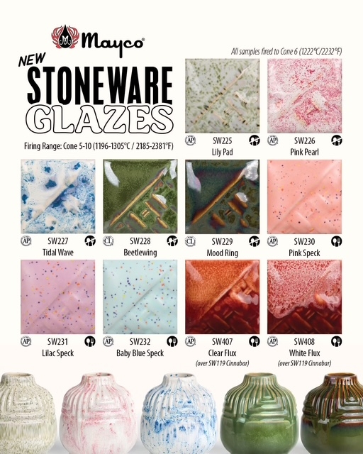 2026 Mayco Stoneware Sample Kit 